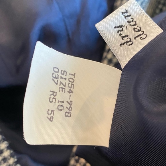 PENDLETON Vintage Shepard Check Plaid Wool Single Breasted Blazer Navy Size 10 - Picture 7 of 9